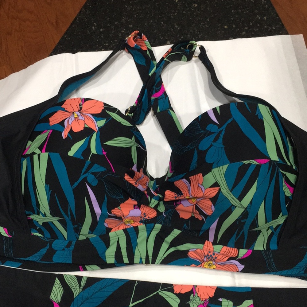 Terra & Sky bikini top never worn 3x